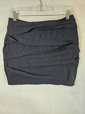 Bwear Black Layered Mini Skirt